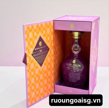 CHIVAS 26 MẪU MỚI – ROYAL SALUTE 26 AMARONE WINE CASK