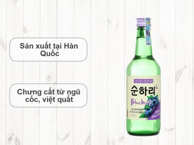 Rượu soju Chumchurum đủ vị 12% chai 360ml