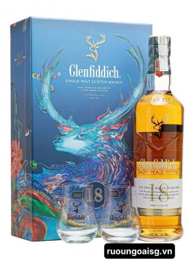 Rượu Whisky Glenfiddich 18 - Hộp Quà Tết 2025