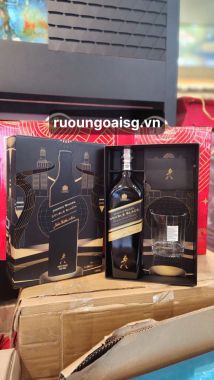 Rượu Whisky Johnnie Walker Double Black 1000ml Phiên Bản Hộp Quà Tết 2025