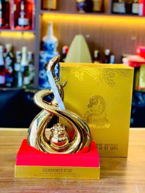 Rượu Rắn Vàng Serpents D’or Brandy XO Extra Pháp