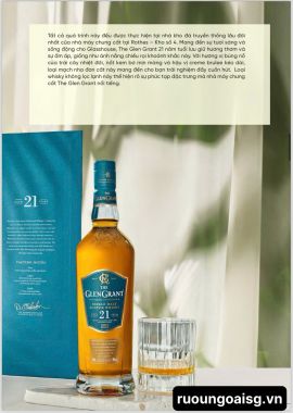 Rượu Whisky Glen Grant 21 Year Old Phiên Bản Hộp Quà Tết 2025