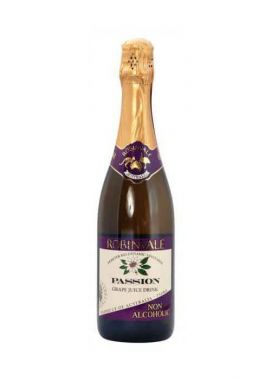 Vang sủi Robinvale Grape Sparkling 750ml - Không Cồn Organic - Grape ( chanh dây) 