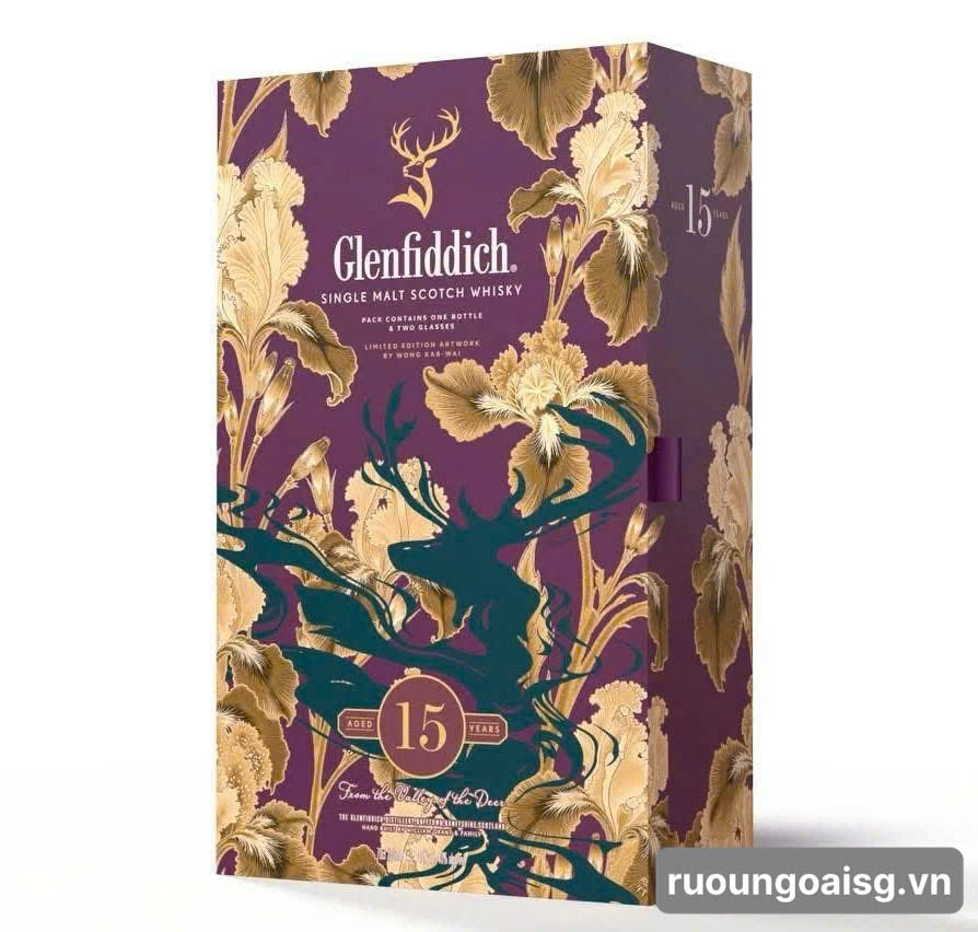Glenfiddich 15 năm - Hộp quà Tết 2026 700 ml / 40%