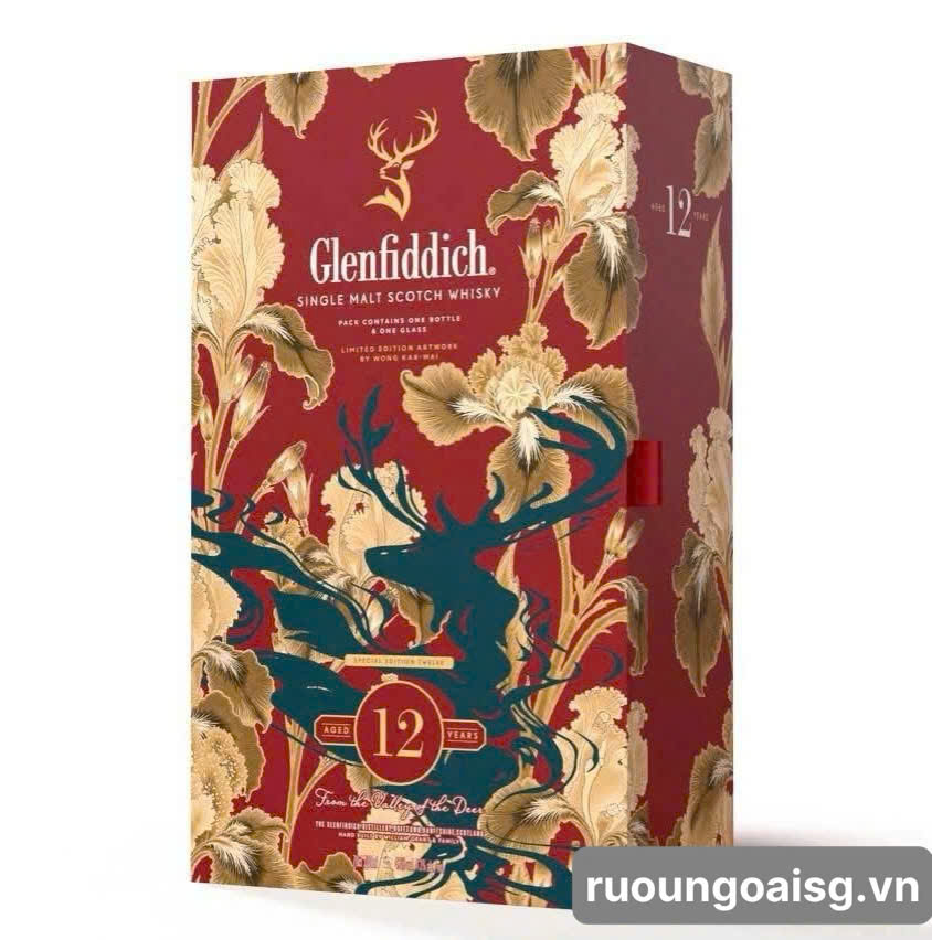 Glenfiddich 12 Năm Sherry Cask - Hộp Quà Tết 2026