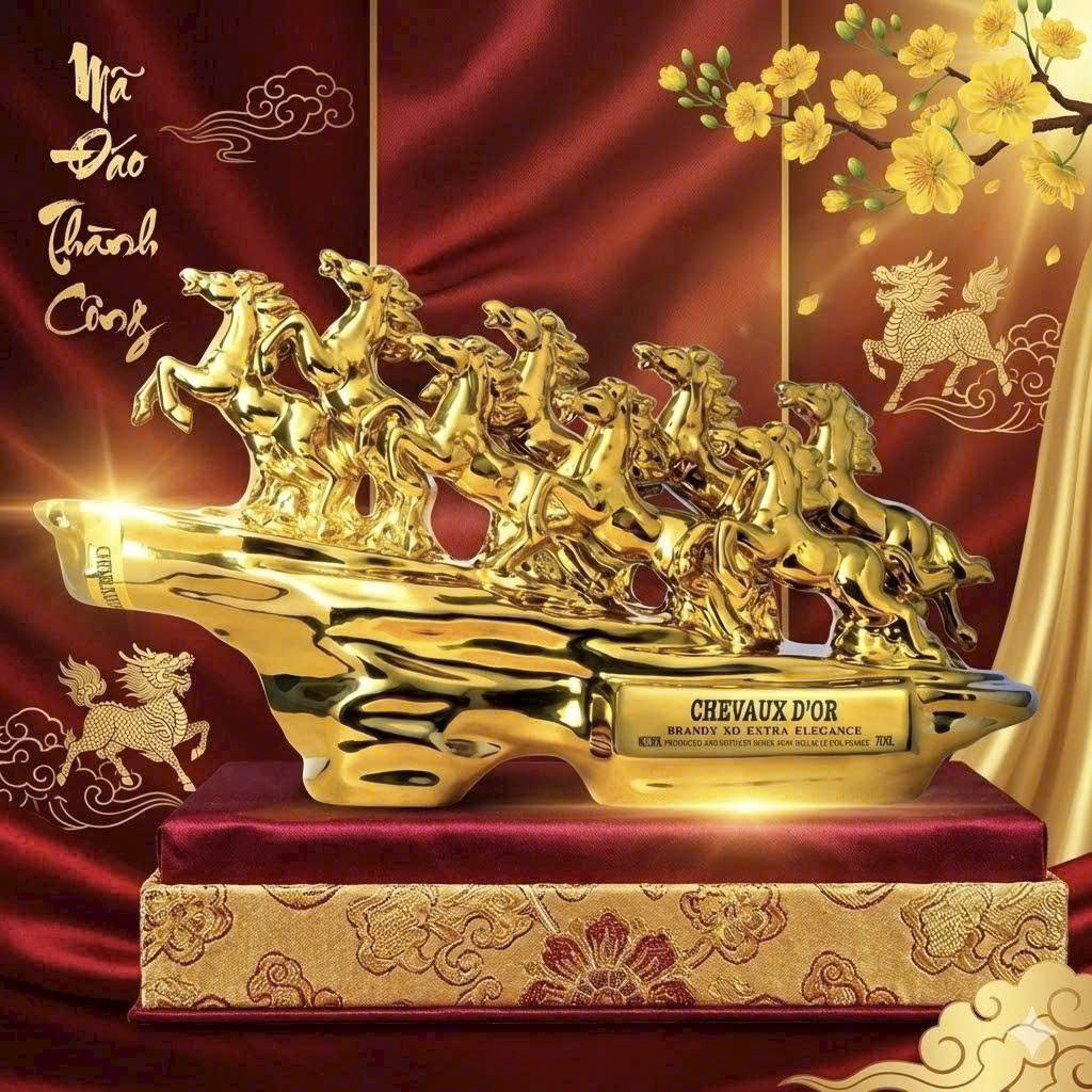 Rượu Ngựa Chevaux D’or Brandy XO – Mã Đáo Thành Công