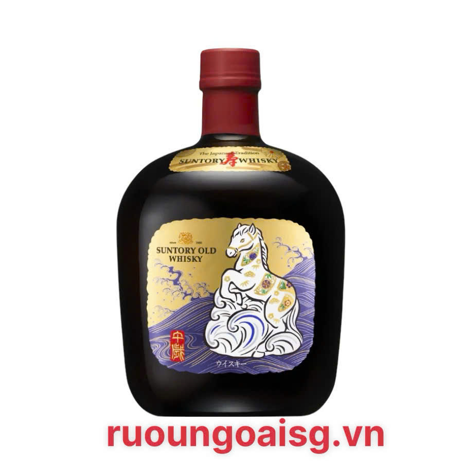 Rượu ngựa Suntory Old Whisky Year Of Horse Nhật Bản 700ml