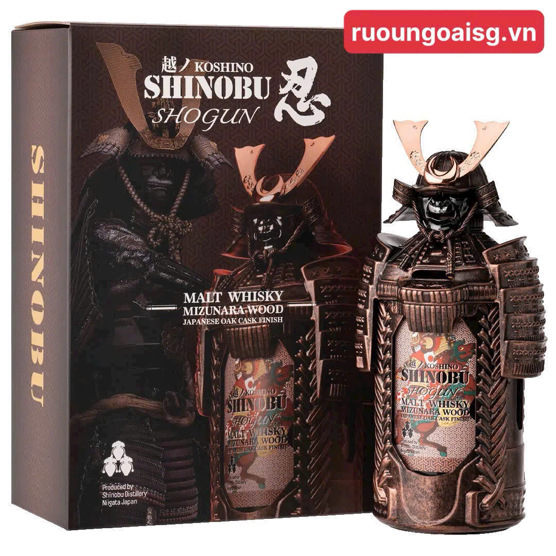 Rượu Whisky Nhật Shinobu Shogun Mizunara Wood Japanese Oak Cask Finish