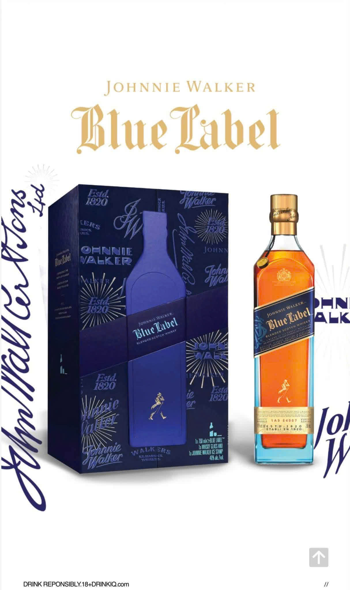 Johnnie Walker Blue Label Hộp Quà Tết 2027