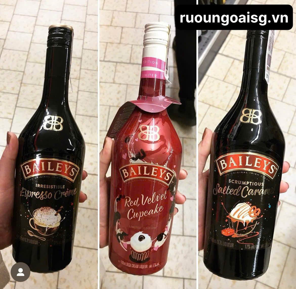 BAILEYS- Rượu sữa bán chạy nhất thế giới.