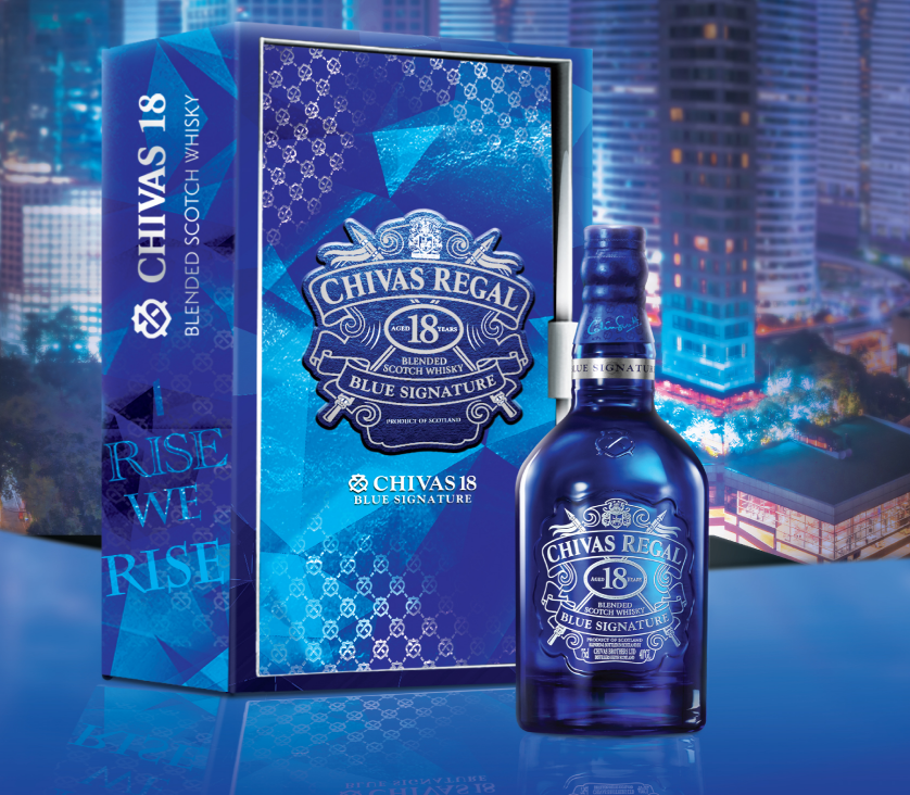 Hộp quà Chivas 18 Blue 2019