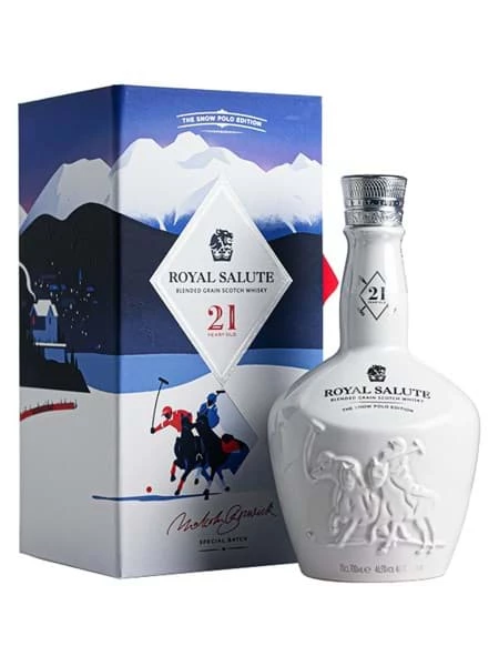 RƯỢU ROYAL SALUTE 21 NĂM SNOW POLO EDITION