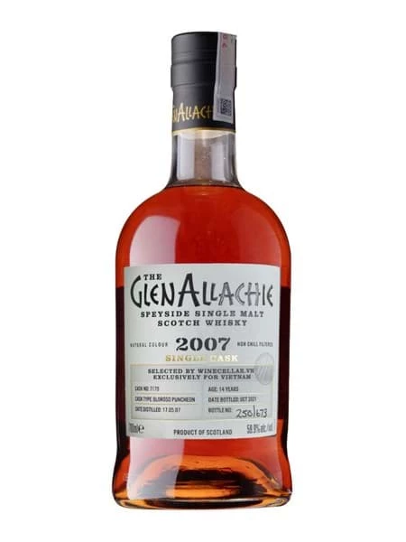 GLENALLACHIE 2007 CASK NO.7170