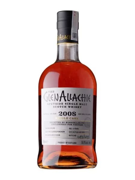 GLENALLACHIE 2008 CASK NO.805398