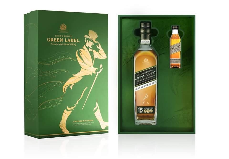 Johnnie Walker Green Label - Hộp Quà Tết