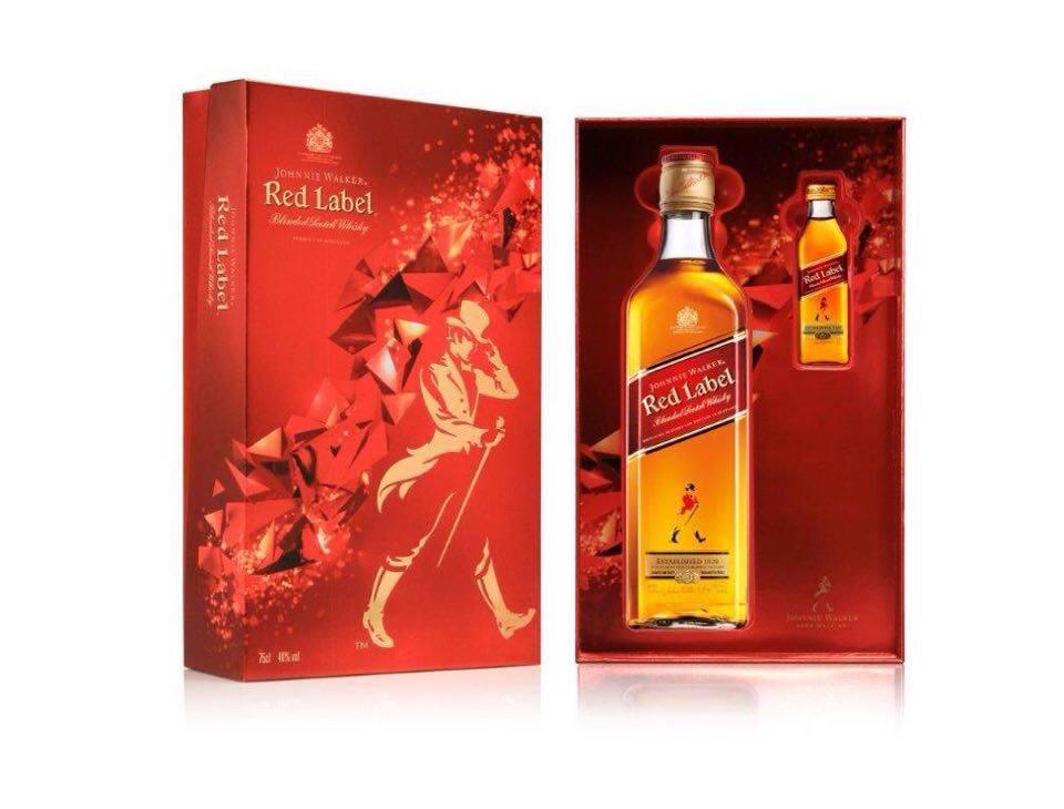 Johnnie Walker Red Label - Hộp Quà Tết
