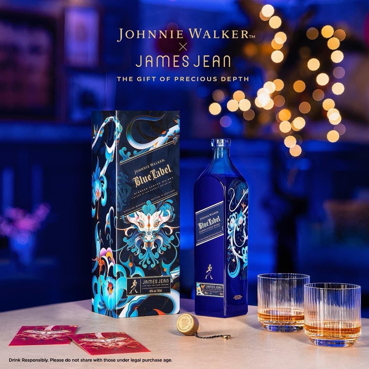 Rượu Johnnie Walker Blue Label x James Jean