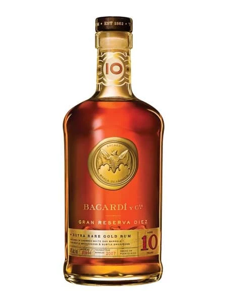 RƯỢU RUM BACARDI 10 NĂM - GRAN RESERVA DIEZ