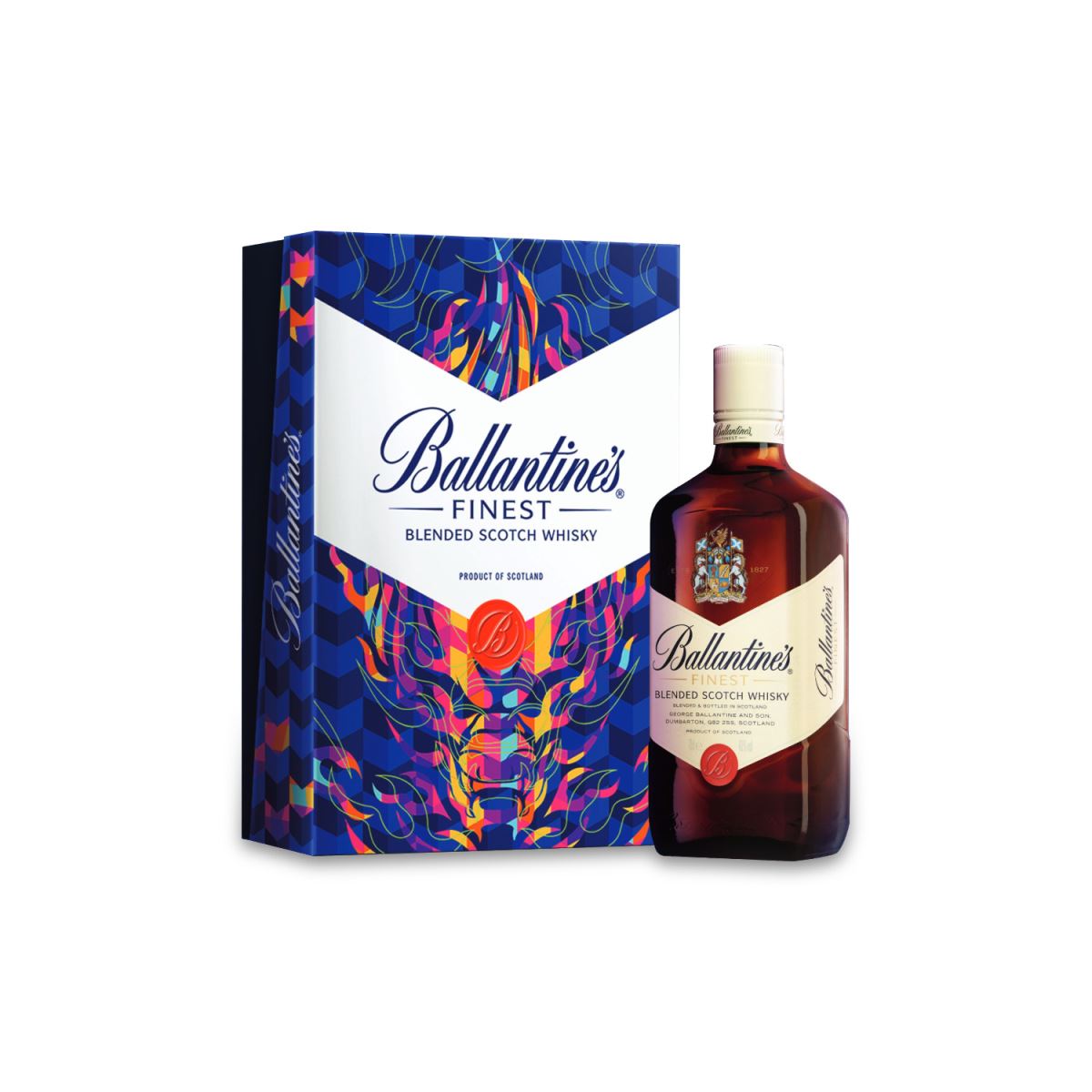 Rượu Whisky Ballantine's Finest Phiên Bản Hộp Quà Tết 2025