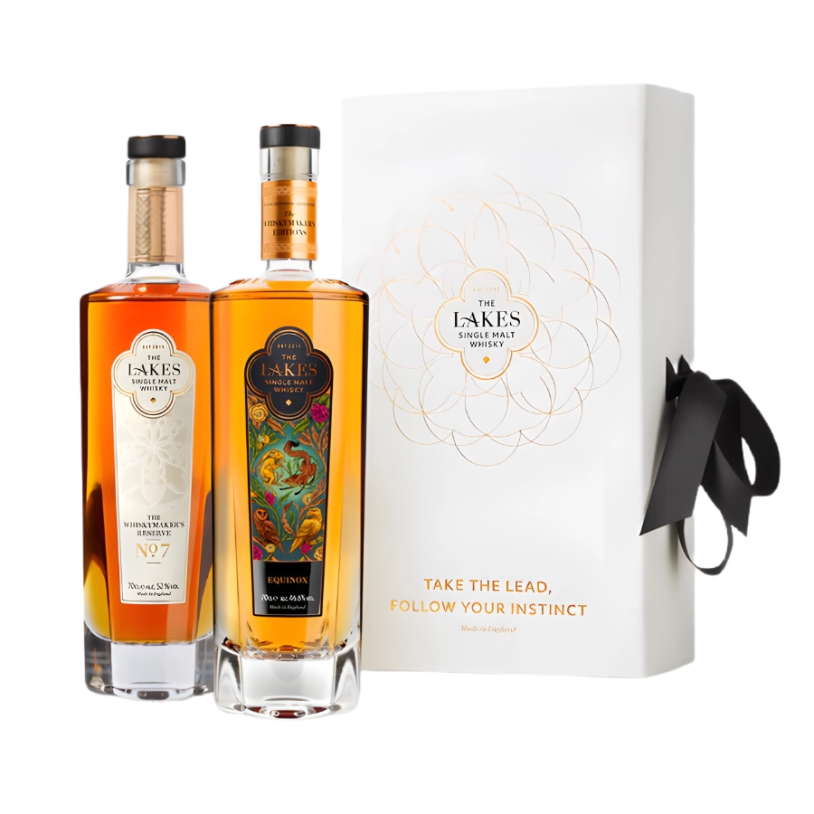 Rượu Whisky The Lakes Phiên Bản Hộp Quà 2 Chai Whiskymaker's Reserve No.7 x The Whiskymaker's Editions Equinox