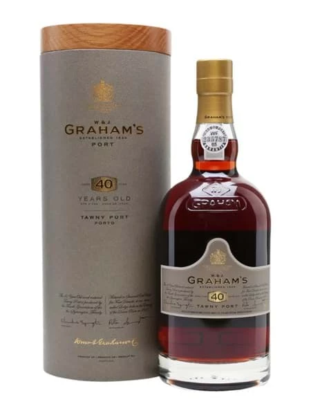 VANG BỒ ĐÀO NHA GRAHAM'S 40 YEARS TAWNY PORT