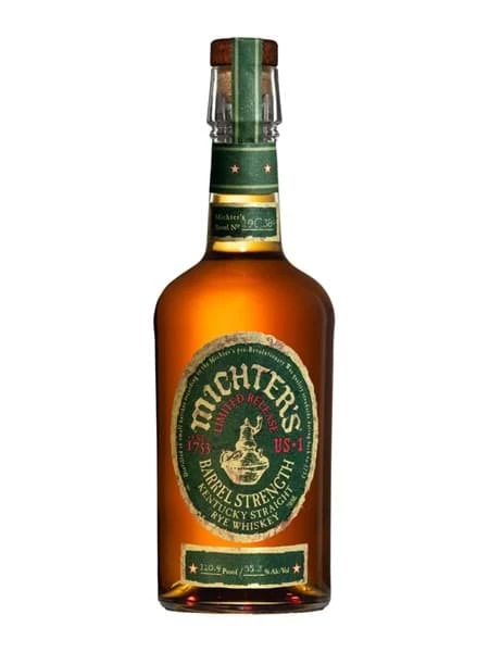 MICHTER'S US*1 LIMITED RELEASE BARREL STRENGTH RYE WHISKEY