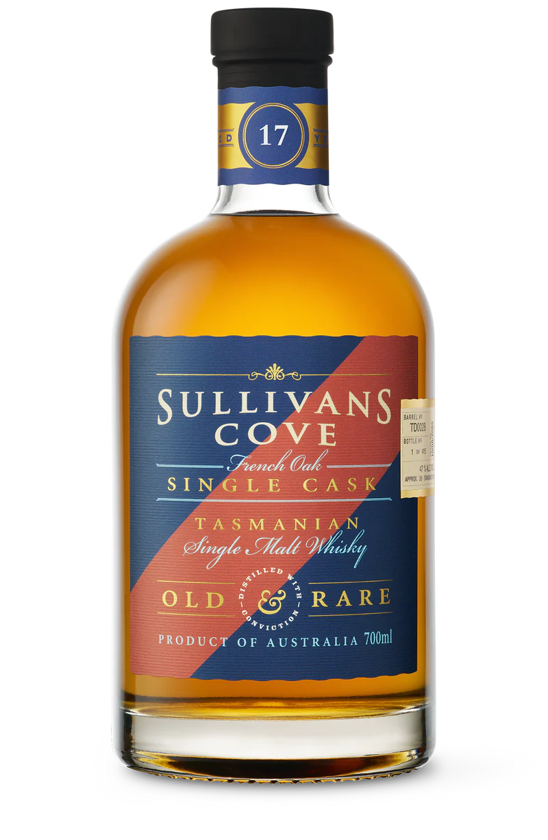 Rượu Whisky Úc Sullivans Cove 10 Year Old French Oak Second-Fill