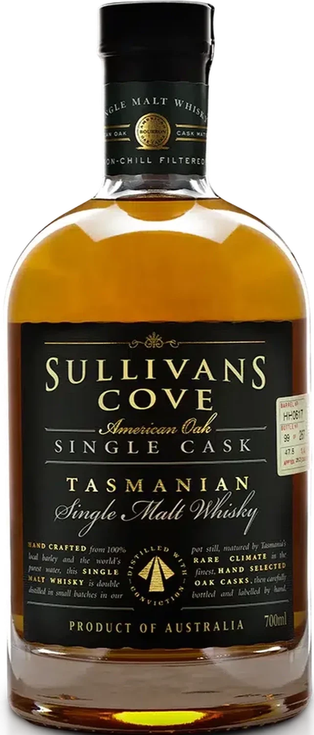 Rượu Whisky Úc Sullivans Cove 15 Year Old American Oak Ex-Bourbon