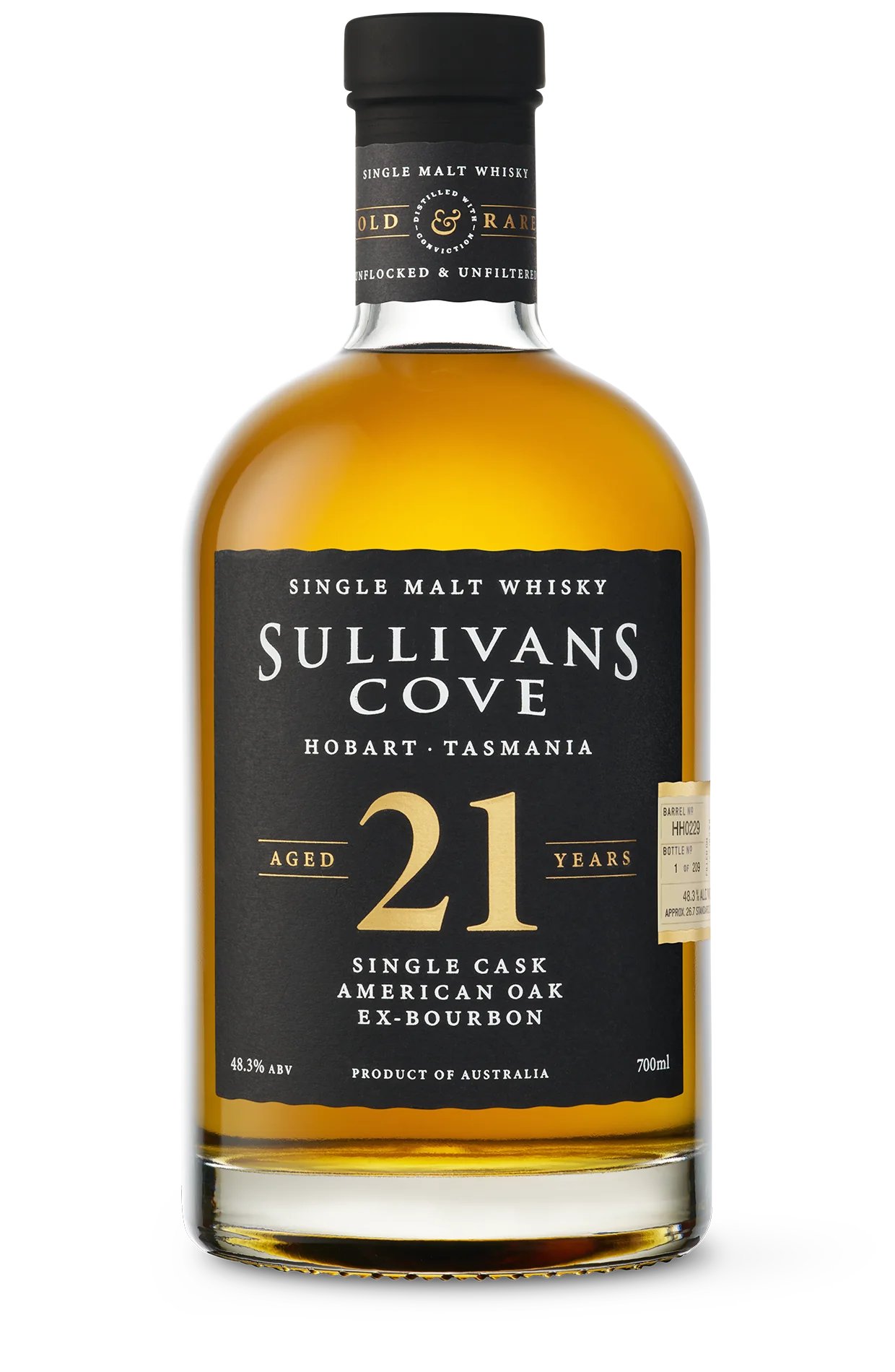 Rượu Whisky Úc Sullivans Cove 21 Year Old 25th Anniversary Special Edition