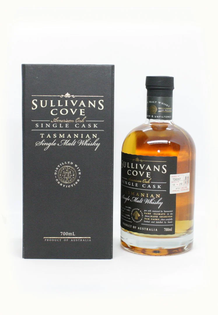 Rượu Whisky Úc Sullivans Cove 9 Year Old American Oak Cask Strength